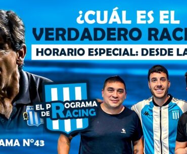 EL PROGRAMA DE RACING #43 / RACING EMPATÓ. ¿CUÁL ES LA IDEA?