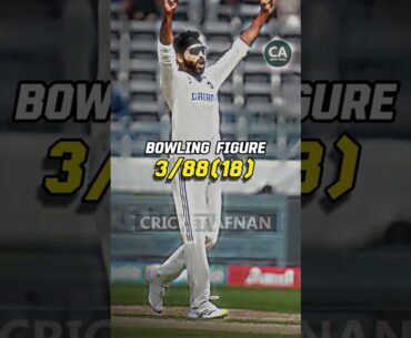 Ravindra Jadeja 3/88 vs England India 1st Test Day 1 today | IND ENG Wickets Highlights | Afnan