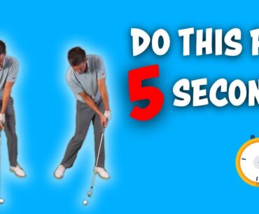 Do THIS for 5 Seconds Before you Swing the Golf Club