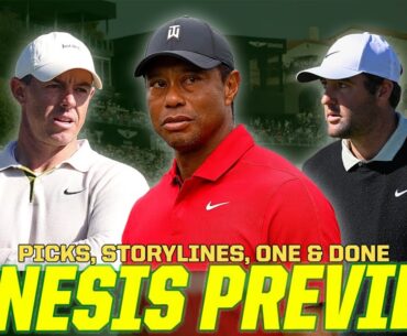 2024 GENESIS INVITATIONAL Preview - Picks, Storylines, One & Done | The First Cut Podcast
