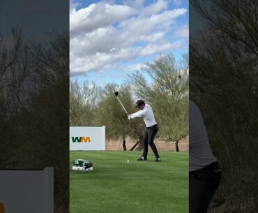 Nick Taylor ~ Slow Motion Driver Swing @ WM Phoenix Open