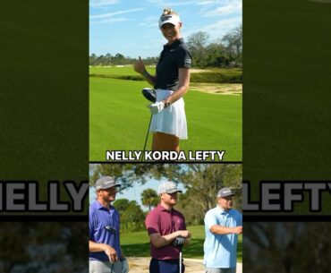 Nelly Korda’s lefty game has to be seen to be believed. Absolutely insane.