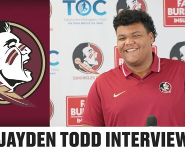 Freshman Jayden Todd | FSU Football on Freshman Class, Early Enrollee & Veteran Leaders