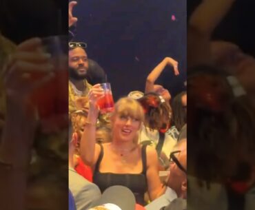 Taylor Swift and Travis Kelce partying in love after Super Bowl ❤️ #shorts #taylorswift #nfl