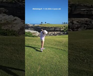 11.02.2024 #6yearsold #golfswing #golf #bellahdgolf #bellahd