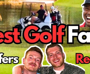 Golfers REACT to Biggest GOLF FAILS EVER