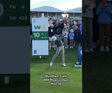 Wyndham Clark Slow Motion Driver Swing ~ WM Phoenix Open Hole 10