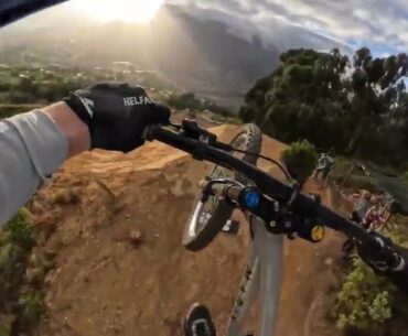 Matt Jones riding full dark fest course