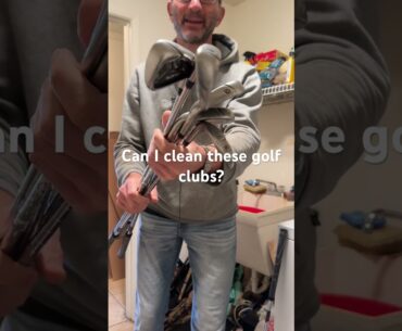 Can I clean these golf clubs?