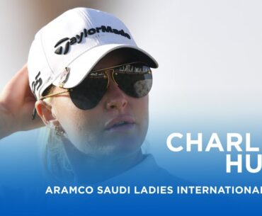 Charley Hull shoots a 68 (-4) on Saturday | Aramco Saudi Ladies International