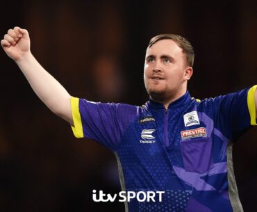 Luke Littler Throws 9-Darter at the World Series! 😳 | ITV Sport | Bahrain Darts 24