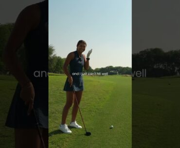 NEW LESSON LEARNT ⛳️ #shorts #golf #golfgirl #golfshot