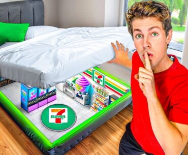 I Built a SECRET 7-11 in My Room!