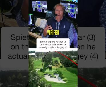 Spieth’s response on social media: “Rules are rules and I take full responsibility.” #shorts
