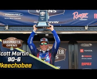 Scott Martin wins 2024 Bassmaster Open at Lake Okeechobee with 90 pounds, 6 ounces