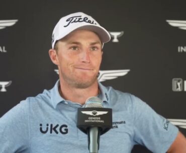 Will Zalatoris Saturday Flash Interview 2024 The Genesis Invitational © PGA Tour