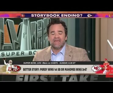 First Take | Who Has a Greater Story With SB Win Purdy Or Mahomes? | NFL