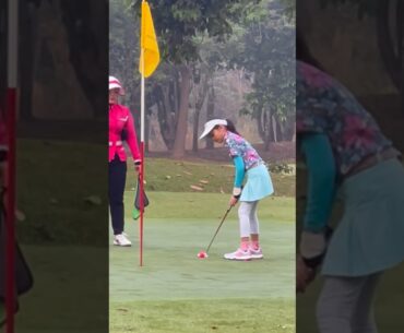 Mira | Routine for Short Putt ⛳️ #golf #golfer #golflife #shortgame #MirackesEveryday