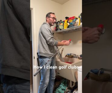 How I clean golf clubs. Part 3 of a series.