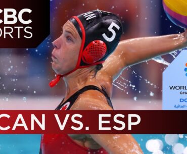 2024 World Aquatics Championships Doha: Women's water polo quarterfinals Canada vs. Spain