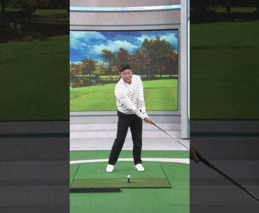 신기하고 독특한 아이언 스윙 템포 연습 방법