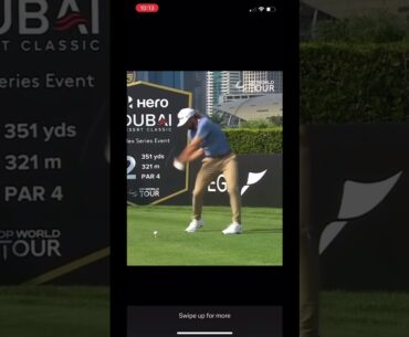 Cam Young hits record drive on #dpworldtour ! #golf #tomgillisgolf #trending