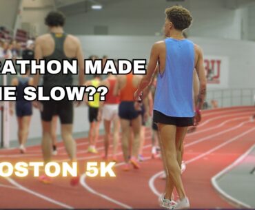 RACING a 5k after a year of MARATHONS