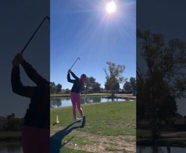 Claire Bear #golf #golfswing #shorts