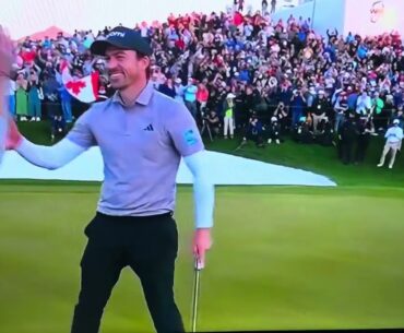Nick Taylor wins the WM Phoenix Open 2024 🎊🎉⛳️ 2-11-24