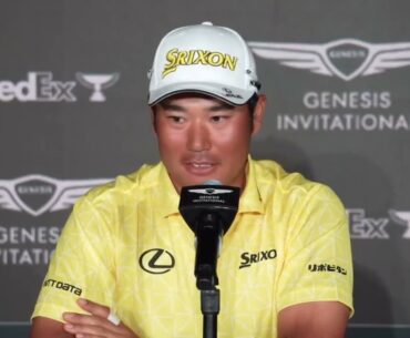Hideki Matsuyama Winner Sunday Press Conference 2024 The Genesis Invitational © PGA Tour