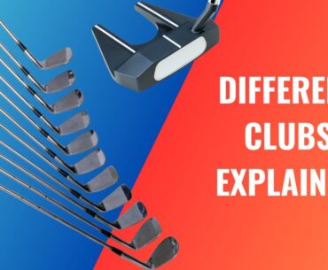 Golf Clubs EXPLAINED for BEGINNERS! Irons, Hybrids, Drivers and Putters.