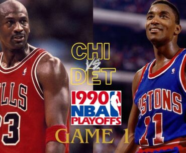 Chicago Bulls Vs Detroit Pistons 1990 Eastern Conference Finals Game 1