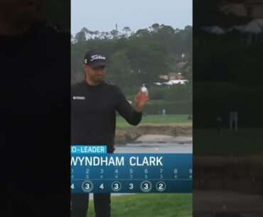 Wyndham Clark birdies 7 & 8 at Pebble Beach!