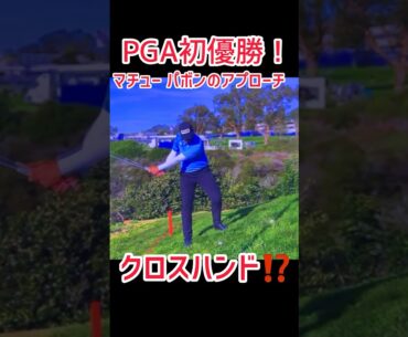 2024ファーマーズインシュランスオープン初優勝！🇫🇷マチュー・パボンMatthieu Pavon(31) 奥からのアプローチの見本