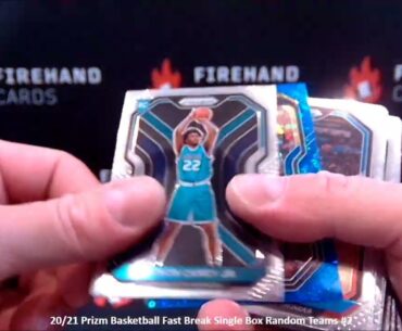 20/21 Prizm Basketball Fast Break Single Box Random Teams #2