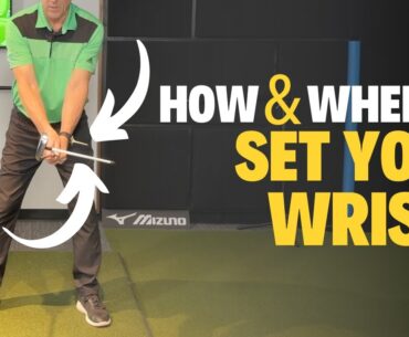 How To Properly Hinge Your Wrists In The Backswing #golflesson #golftips #golfswing #golf