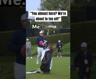 Tom Kim is just like us 🏃‍♂️💨