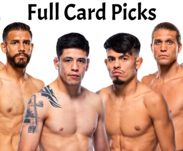 My Full Card Predictions & Breakdown For UFC Fight Night Moreno vs Royval 2