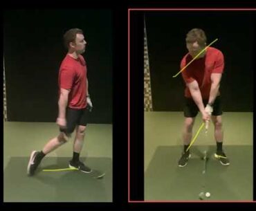 Narrower stance to improve body rotation