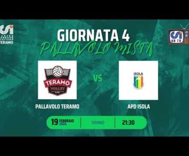 Pallavolo mista CSI | Teramo Volley - APD Isola Volley