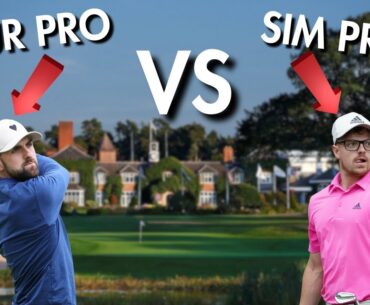 PRO SIM GOLFER vs TOUR PRO (CRAZY MATCH)