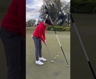 1v1 with my GF for Valentines day dinner! #golf #shorts