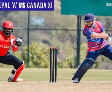 Nepal A vs Canada XI [3rd OD] Live | Final One Day Match | Mulpani Cricket Ground