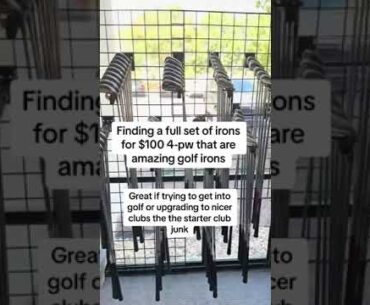 Full Set of Golf Irons Under $100 Challenge