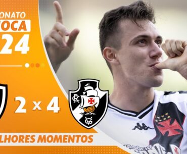 BOTAFOGO 2 X 4 VASCO | MELHORES MOMENTOS | CAMPEONATO CARIOCA 2024 | ge.globo