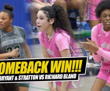 BIG W in Comeback WIN!! Bryant & Stratton vs Richard Bland (H/L)