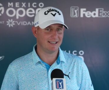 Entrevista a Emiliano Grillo tras la primera ronda del Mexico Open at Vidanta    2024