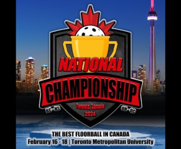 Floorball Canada National Championship - Quebec VS Ontario (MEN)