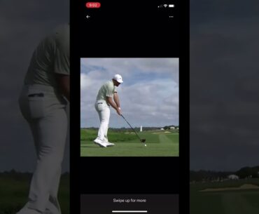 Scottie Scheffler's tee shot barely of the ground? #scottiescheffler #golf #tomgillisgolf #viral