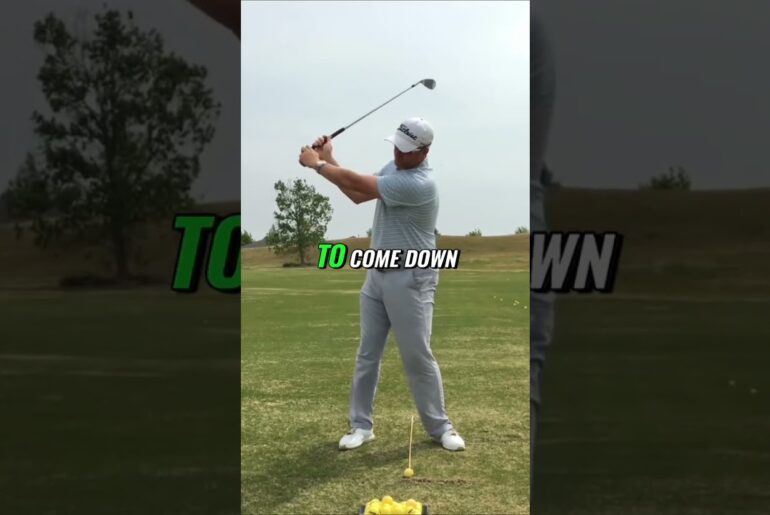 STOP LIFTING UP IN THE GOLF SWING FOGOLF FOLLOW GOLF